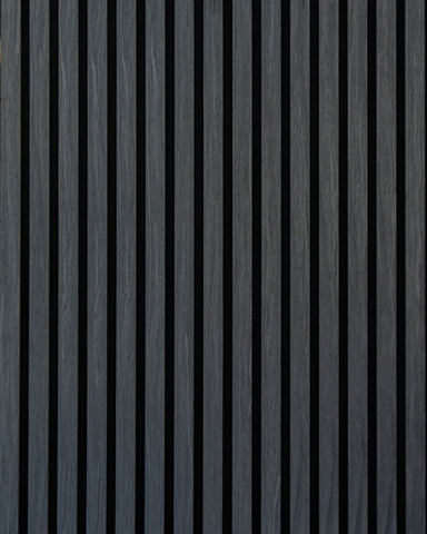 Black Oak Acoustic Wood Slat Wall Panel-21mm(24''W × 106''H)