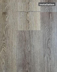 Grey Brown Oak SPC Rigid‑Core Flooring (5.5 mm Thickness with 0.3 mm SPC Wear Layer) – $1.70 CAD/sq ft | 23.57 sq ft/box ($40.07 CAD/box)