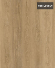 Medium Natural Oak SPC Rigid‑Core Flooring (6.5 mm Thickness with 0.5 mm SPC Wear Layer) – $1.90 CAD/sq ft | 22.44 sq ft/box ($42.64 CAD/box)