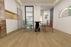 Medium Natural Oak SPC Rigid‑Core Flooring (6.5 mm Thickness with 0.5 mm SPC Wear Layer) – $1.90 CAD/sq ft | 22.44 sq ft/box ($42.64 CAD/box)