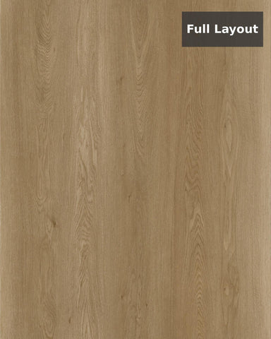 Warm Golden Oak SPC Rigid‑Core Flooring (6.5 mm Thickness with 0.5 mm SPC Wear Layer) – $2.00 CAD/sq ft | 22.44 sq ft/box ($44.88 CAD/box)
