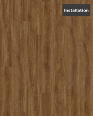 Rich Chestnut Oak SPC Rigid‑Core Flooring (6.5 mm Thickness with 0.5 mm SPC Wear Layer) – $2.15 CAD/sq ft | 22.44 sq ft/box ($48.25 CAD/box)