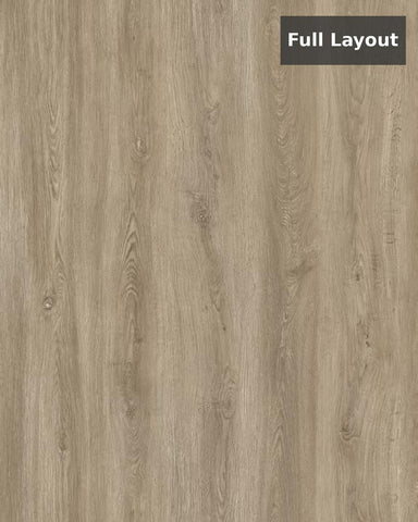 Natural Beige Oak SPC Rigid‑Core Flooring (6.5 mm Thickness with 0.5 mm SPC Wear Layer) – $2.25 CAD/sq ft | 22.44 sq ft/box ($50.49 CAD/box)