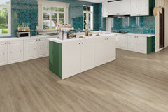 Natural Beige Oak SPC Rigid‑Core Flooring (6.5 mm Thickness with 0.5 mm SPC Wear Layer) – $2.25 CAD/sq ft | 22.44 sq ft/box ($50.49 CAD/box)