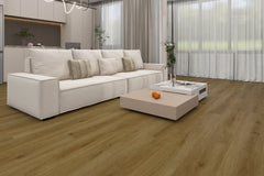 Golden Oak SPC Rigid‑Core Flooring (6.5 mm Thickness with 0.5 mm SPC Wear Layer) – $2.25 CAD/sq ft | 22.44 sq ft/box ($50.49 CAD/box)