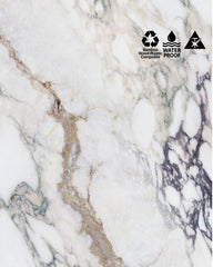 Bulgari White Veined WPC Bamboo‑Wood PVC Wall Panel – 8 mm (47.24″ × 110.24″)