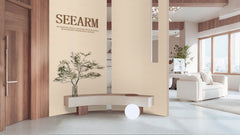 Cream Micro‑Scale WPC Bamboo‑Wood PVC Wall Panel – 8 mm (47.24″ × 110.24″)
