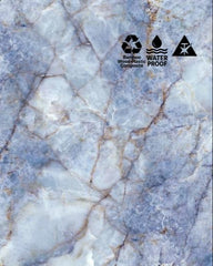 Cobalt Blue & Gold Vein Marble‑Effect WPC Bamboo‑Wood PVC Wall Panel – 8 mm (47.24″ × 110.24″)