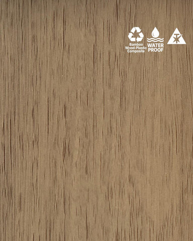 Golden Silk Grain‑Effect WPC Bamboo‑Wood Wall Panel – 8 mm (47.24″ × 110.24″)