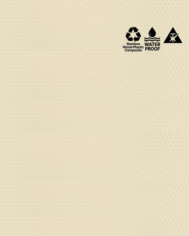 Cream Micro‑Scale WPC Bamboo‑Wood PVC Wall Panel – 8 mm (47.24″ × 110.24″)